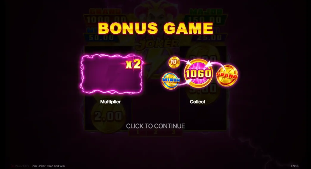 Pink Joker Bonus